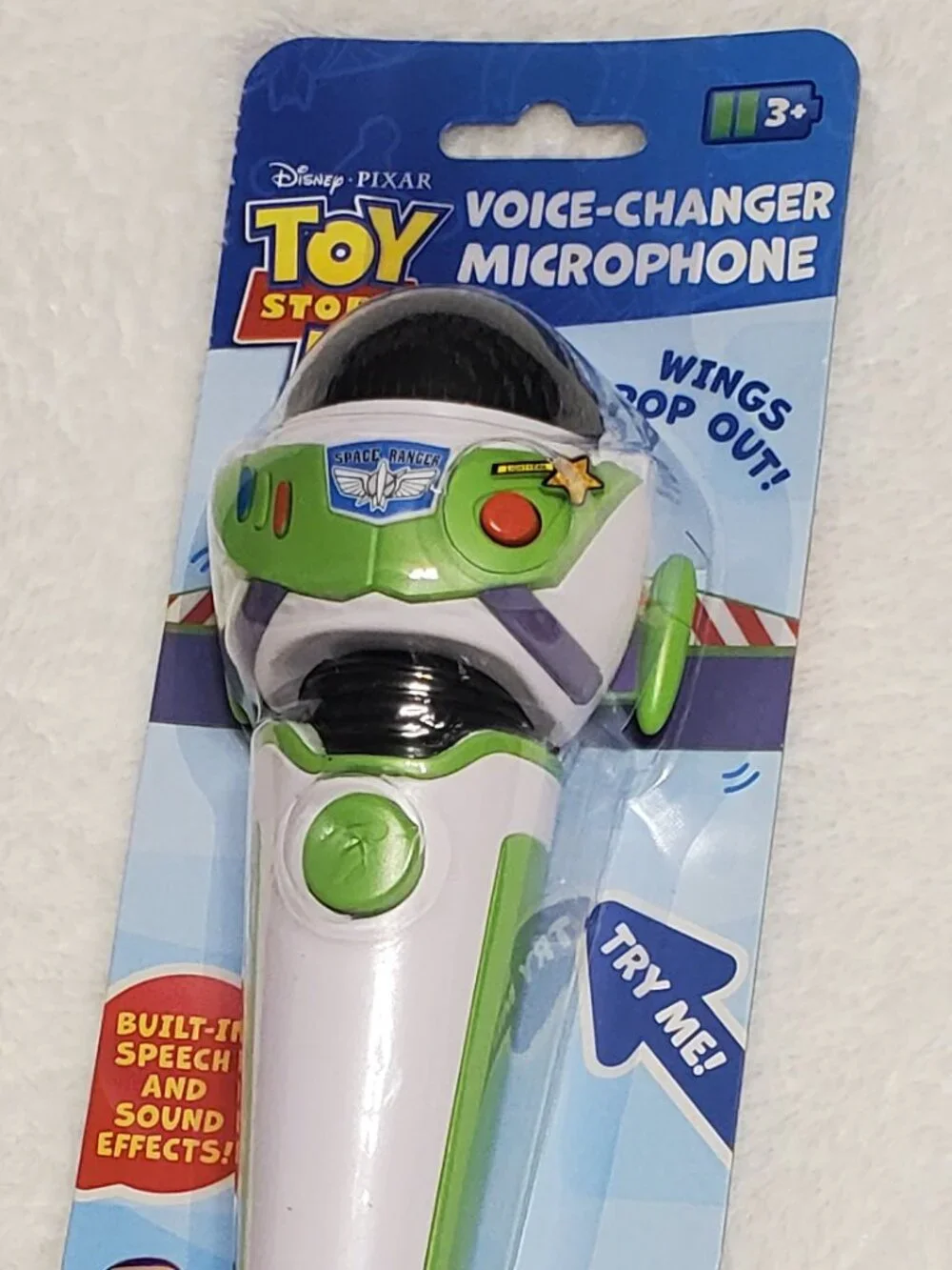 Toy Story 5 Voice Changing Microphone with Pop Out Wings!  Brand New! Great Gift